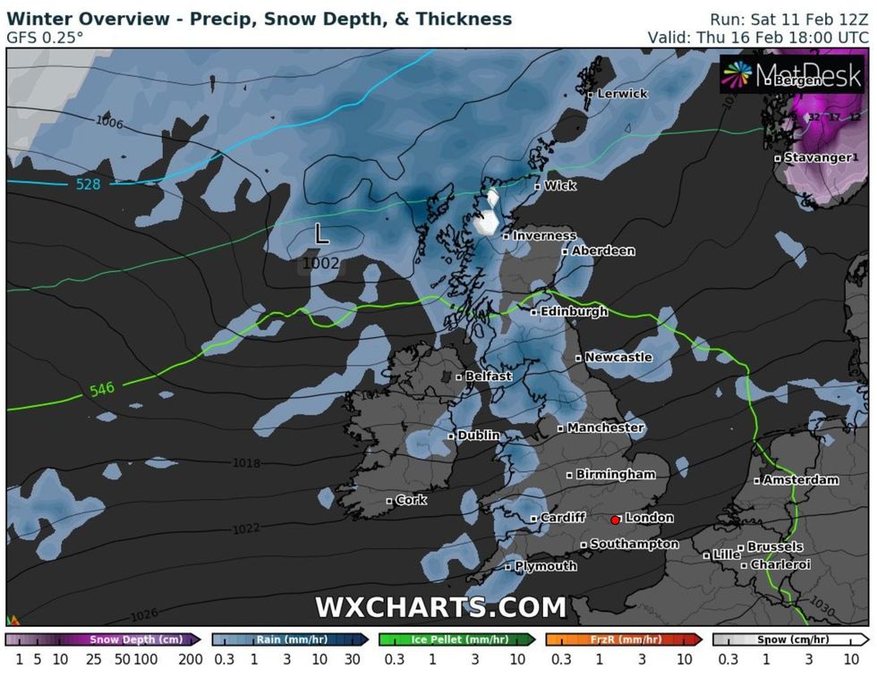 A new 'Beast from the East' is expected to move towards the UK