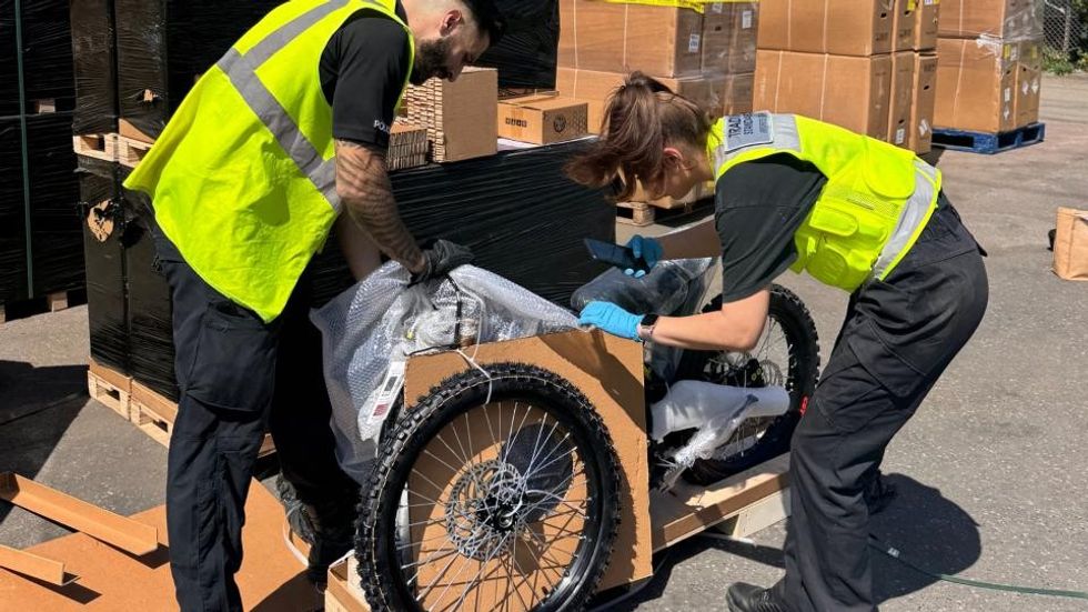 A number of containers were assessed over a three-day operation