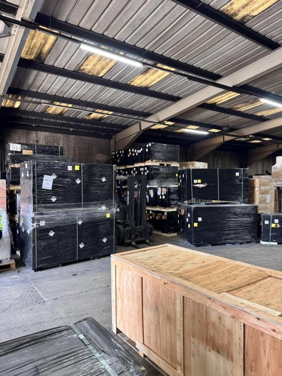 A number of containers were assessed over a three-day operation