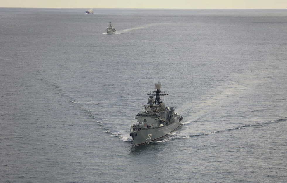 A pair of ships
