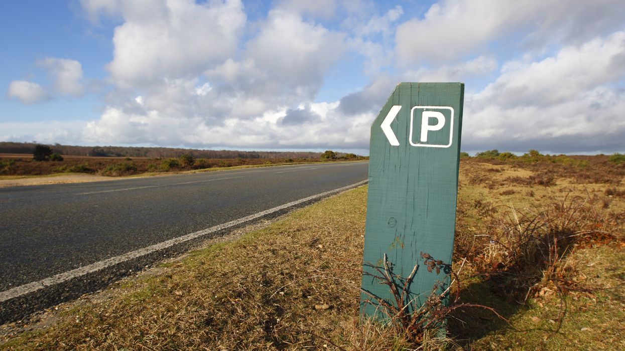 A parking sign