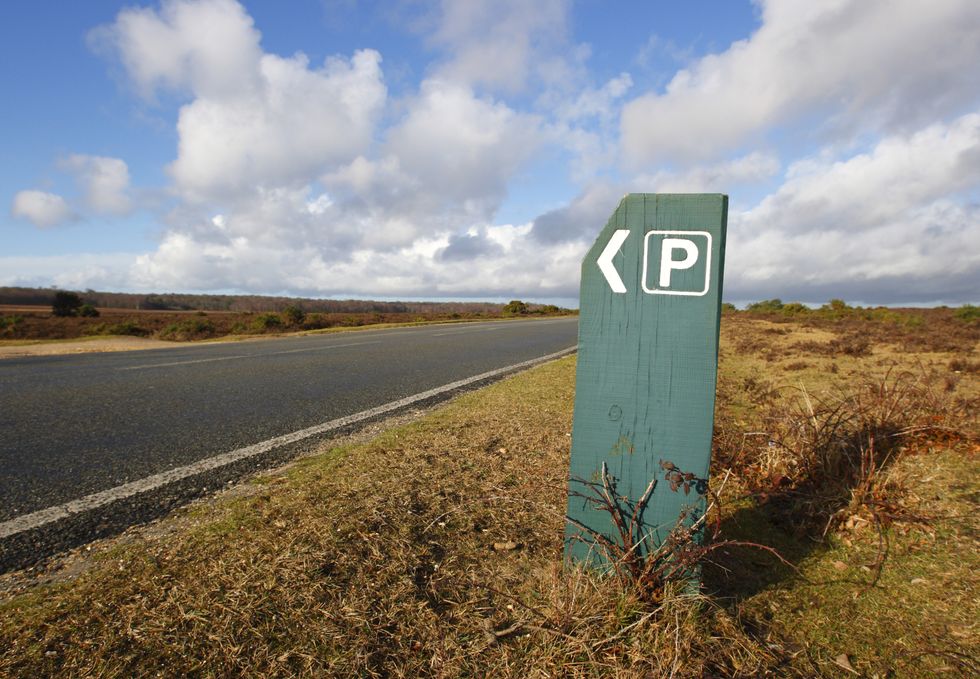 A parking sign