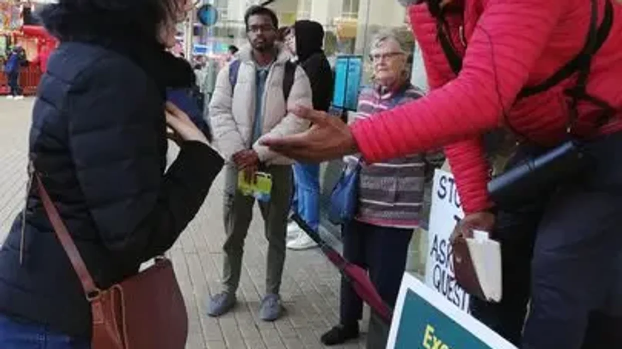 A pastor preaching in Bristol