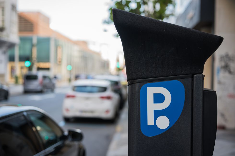 A pay-and-display parking machine