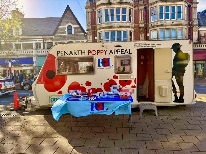 A Penarth Poppy Appeal Caravan