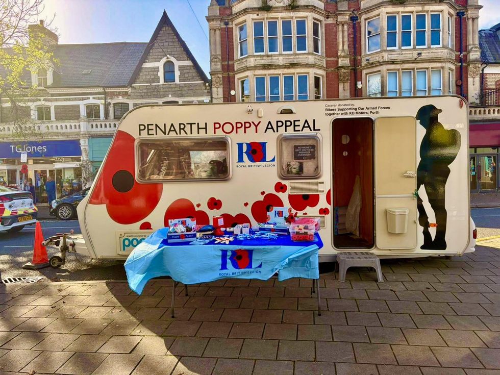 A Penarth Poppy Appeal Caravan