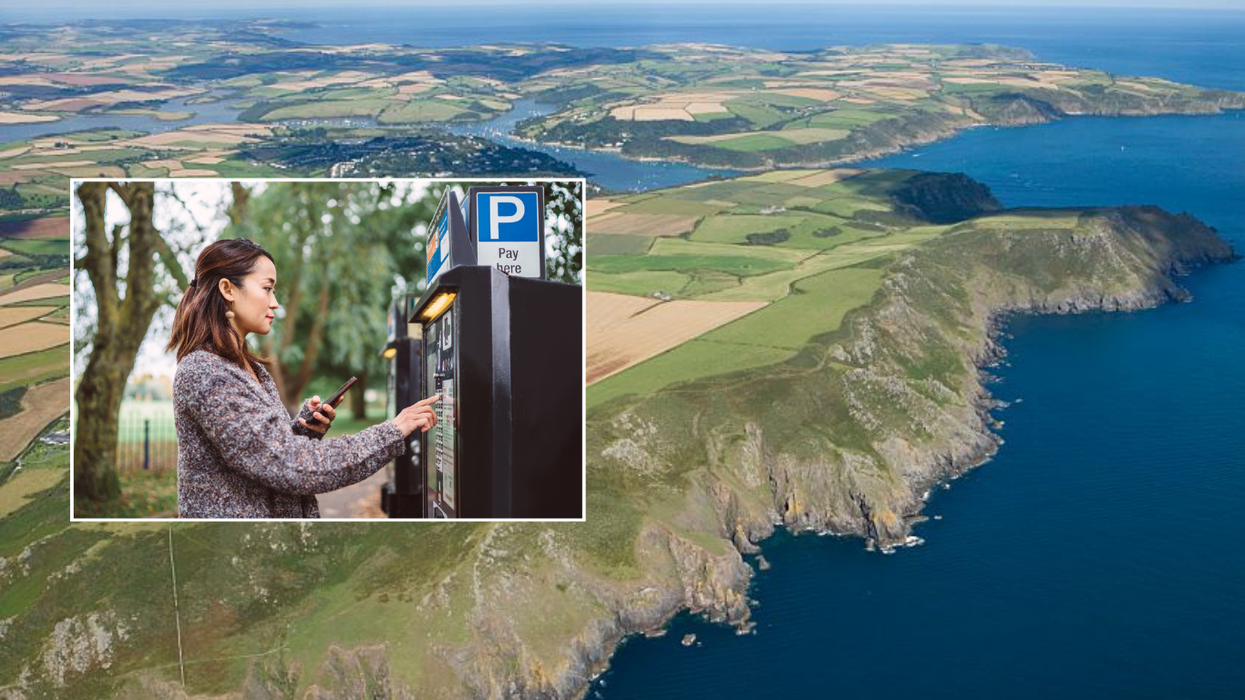 A person parking and South Hams