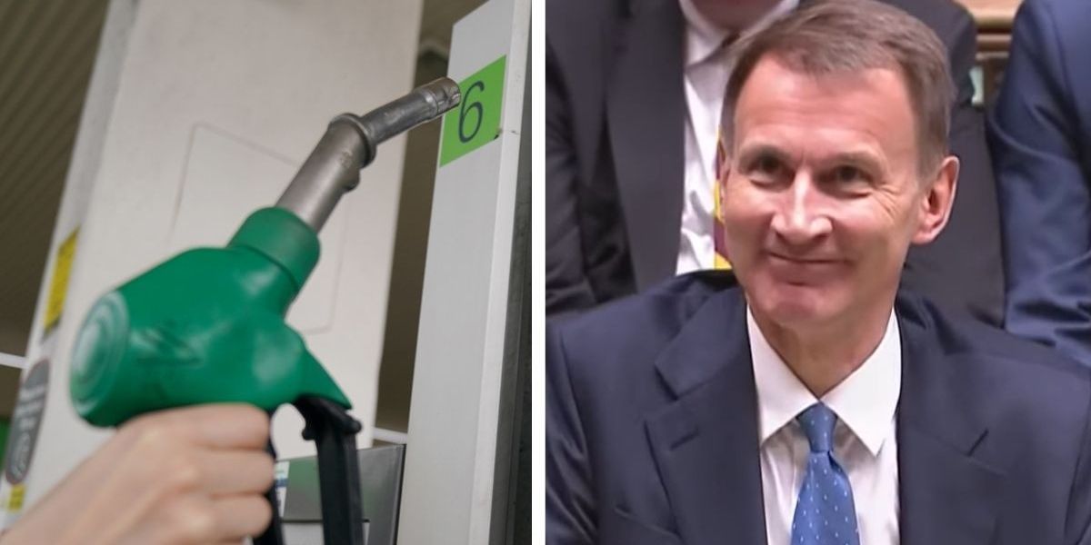 NextImg:Jeremy Hunt fails to help drivers by ignoring major fuel duty changes that could 'doom the Conservatives'