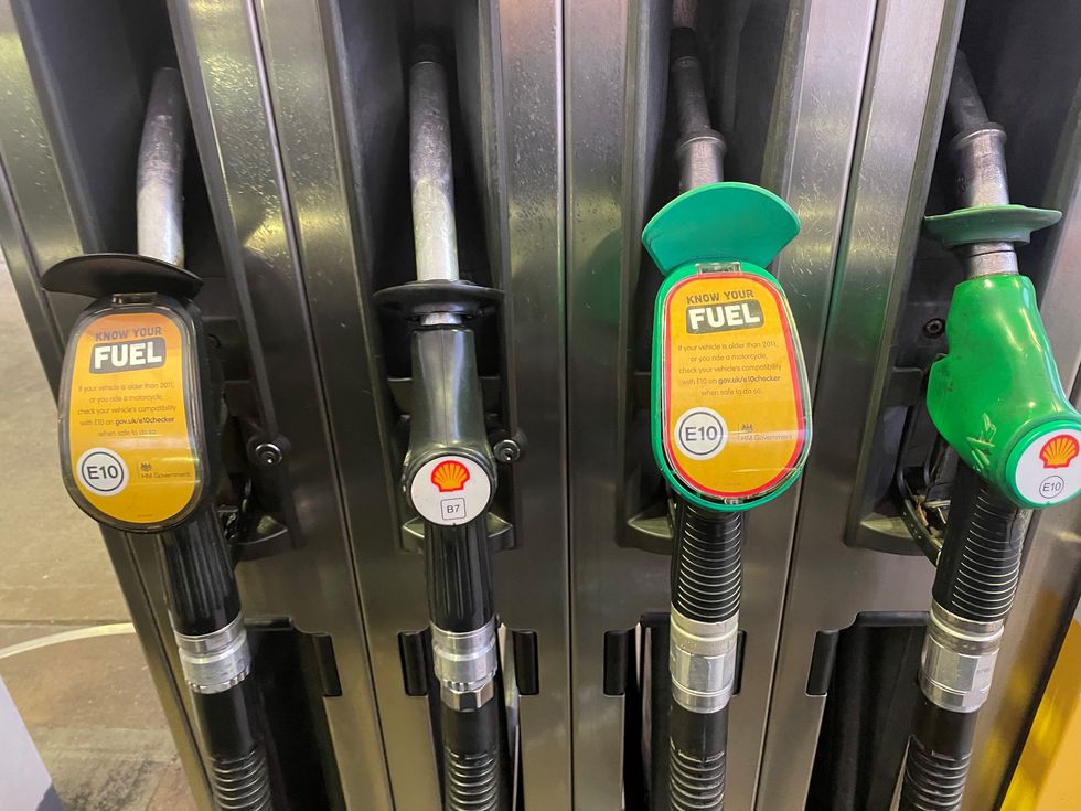A petrol station pump.