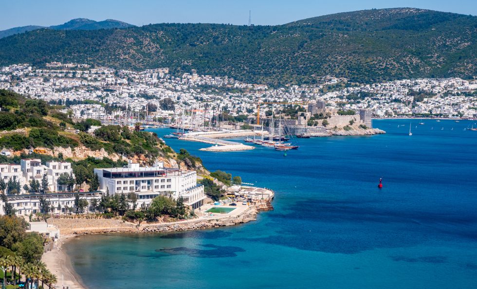 A photo of the Turkish holiday resort