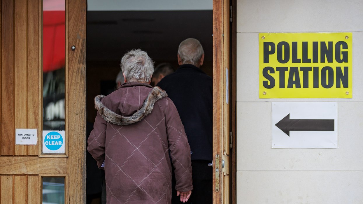 A polling station