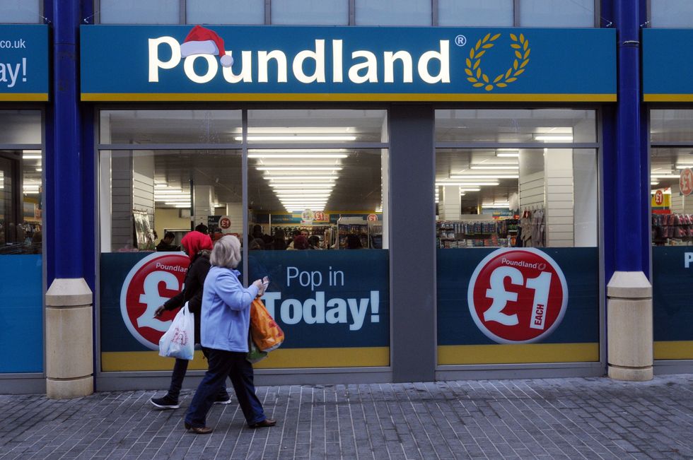 A Poundland store