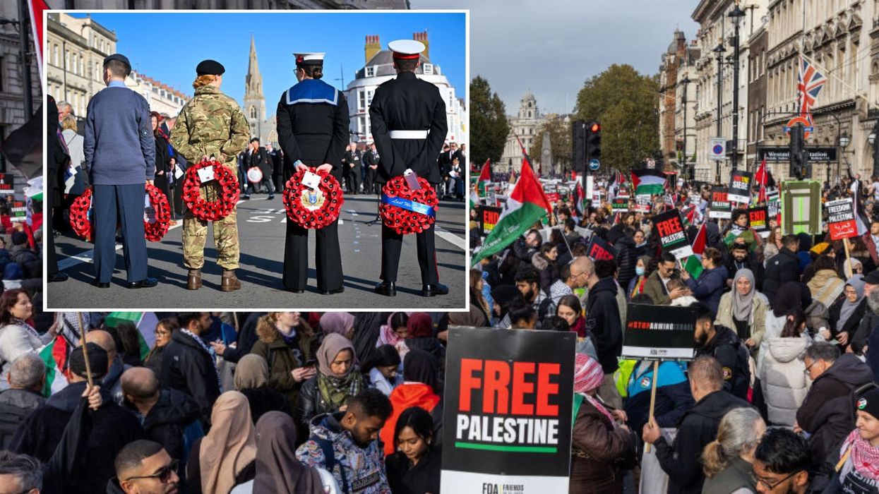 Fury as 'ONE MILLION' pro-Palestine protesters set to march through London on Armistice Day