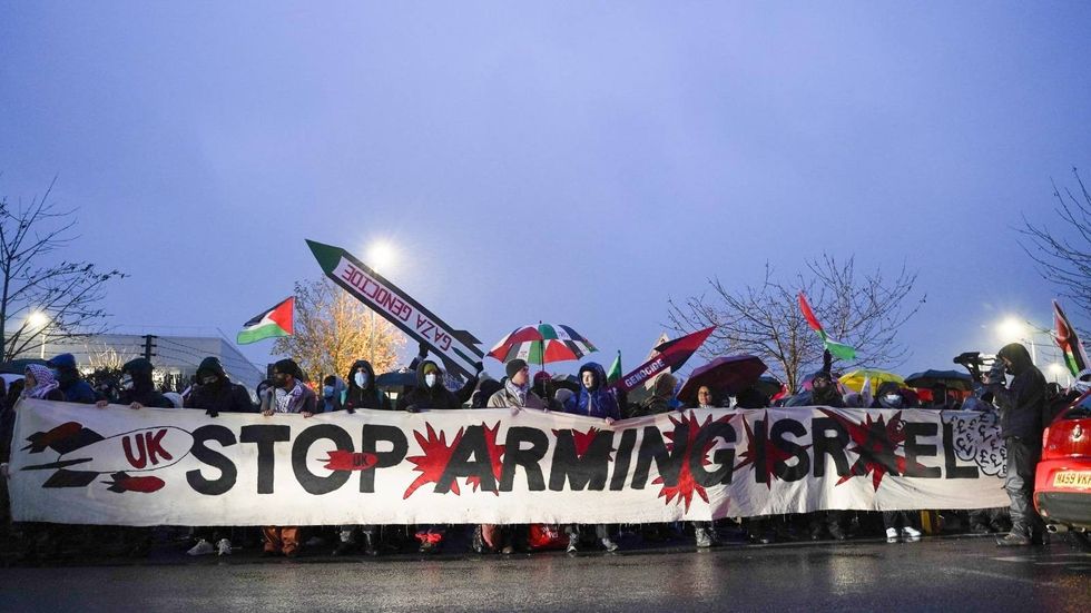 A protest group