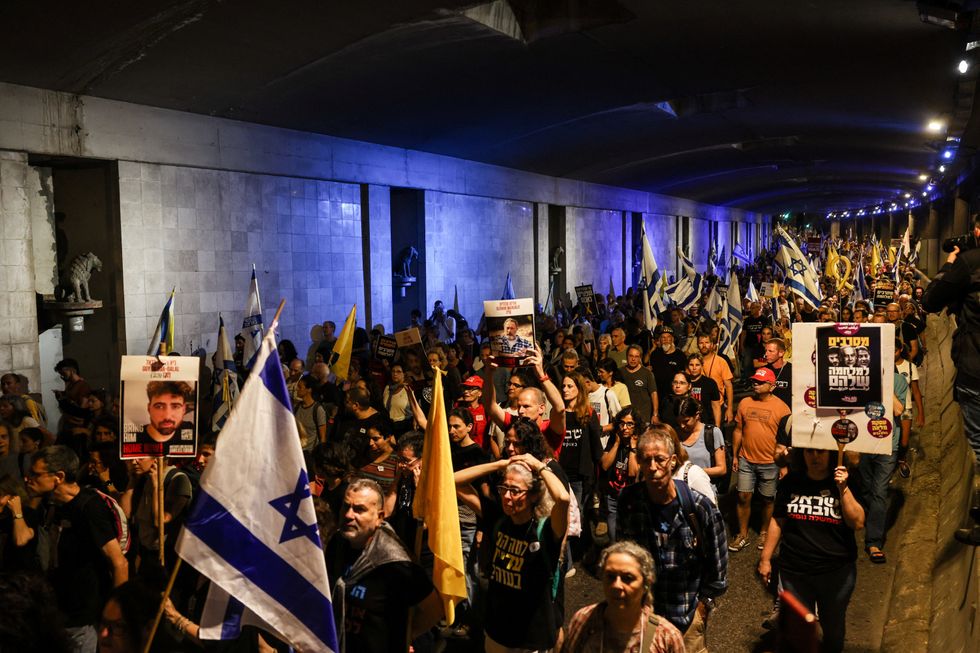 A protest in Jerusalem