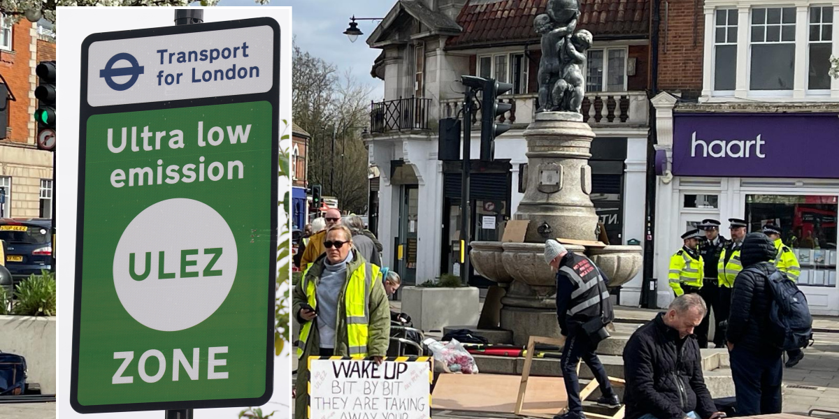 NextImg:Ulez protesters SLAM heavy-handed policing of small demonstration: 'More of you here than when the kids are fighting!'