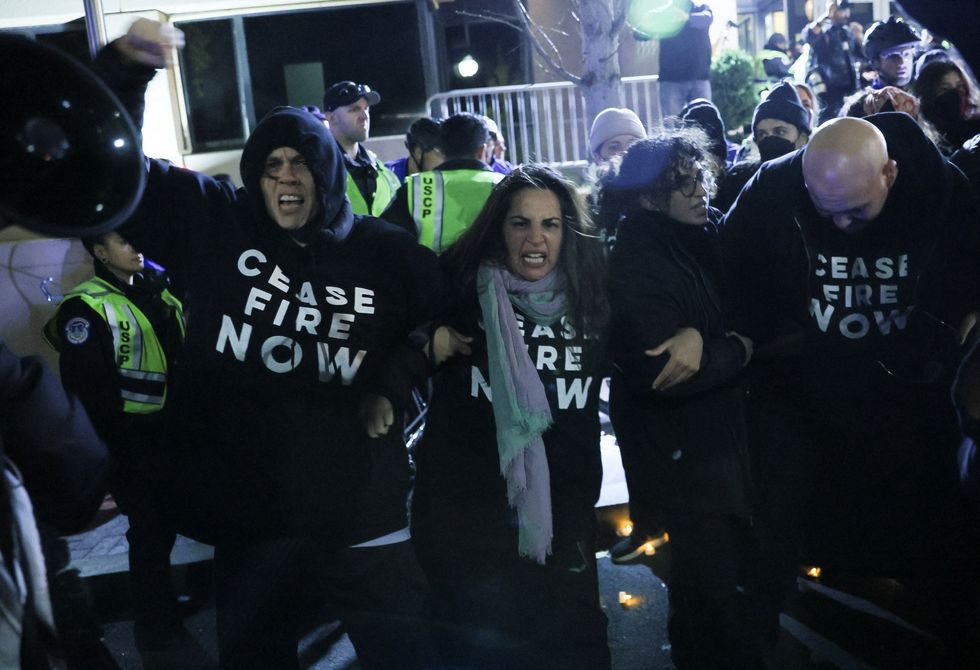 A protest