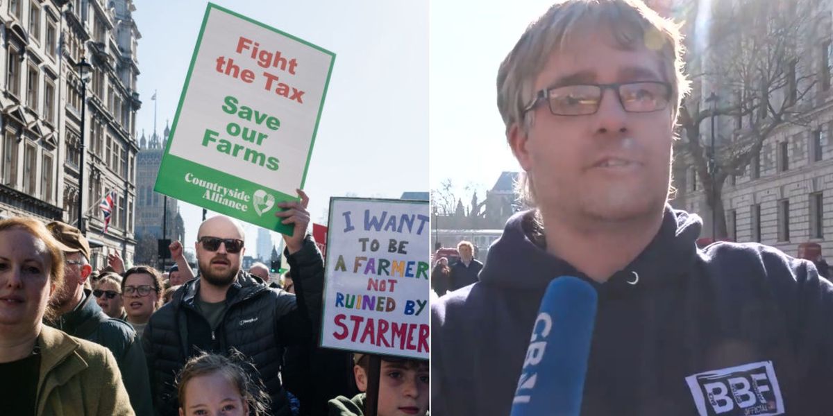 NextImg:'He is doing my head in!' Farmers take aim at Starmer as they swarm London for another rally: 'This is so stressful'