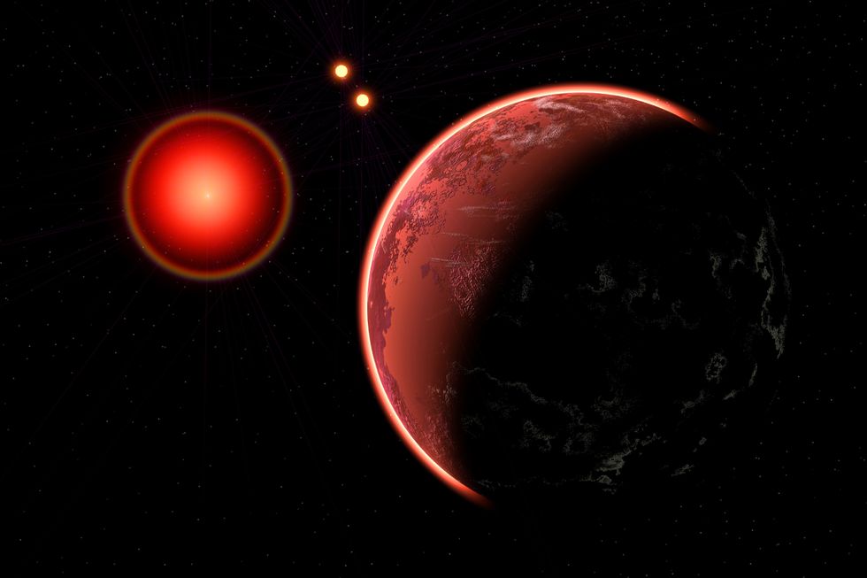 A red planet
