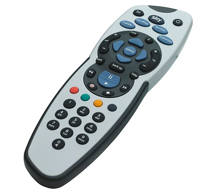 a remote control for sky plus, released before the switch to HD broadcasts