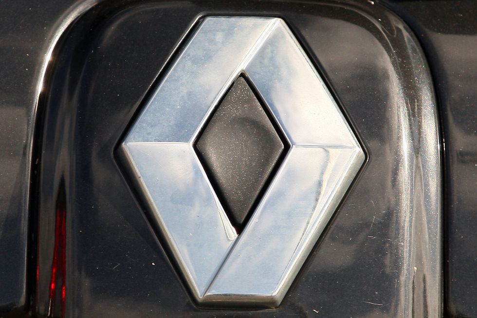 A Renault badge