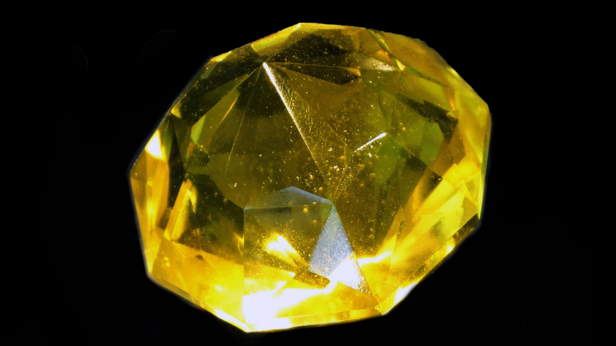 A replica of the Florentine Diamond
