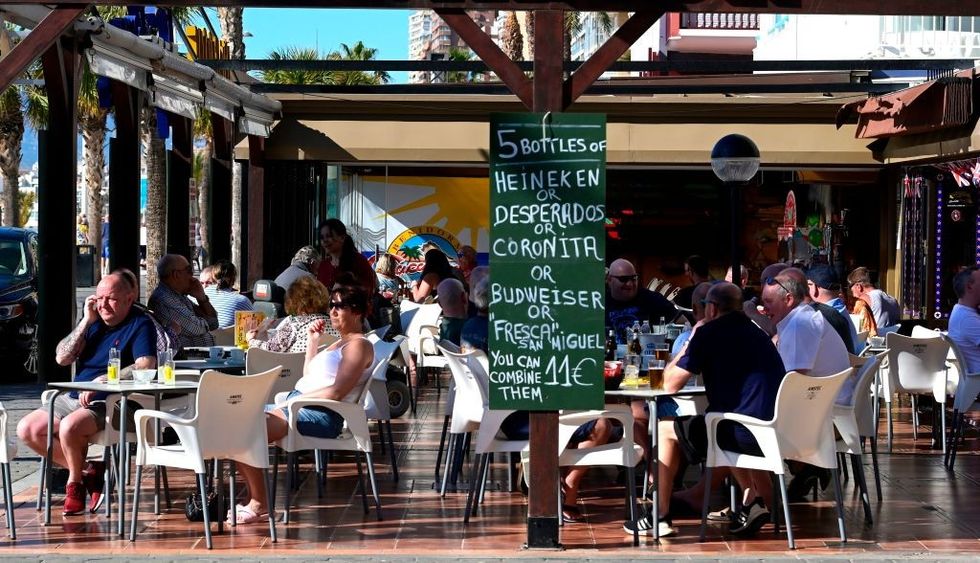 A restaurant in Benidorm