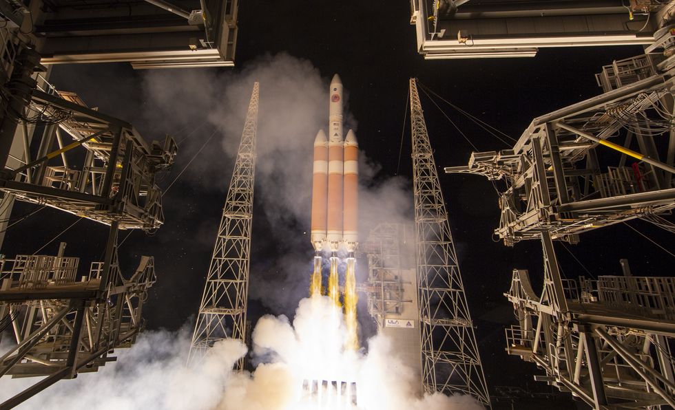 A rocket launch