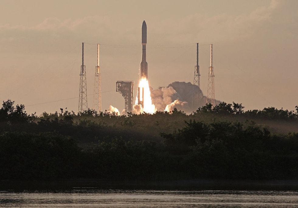 A rocket launch