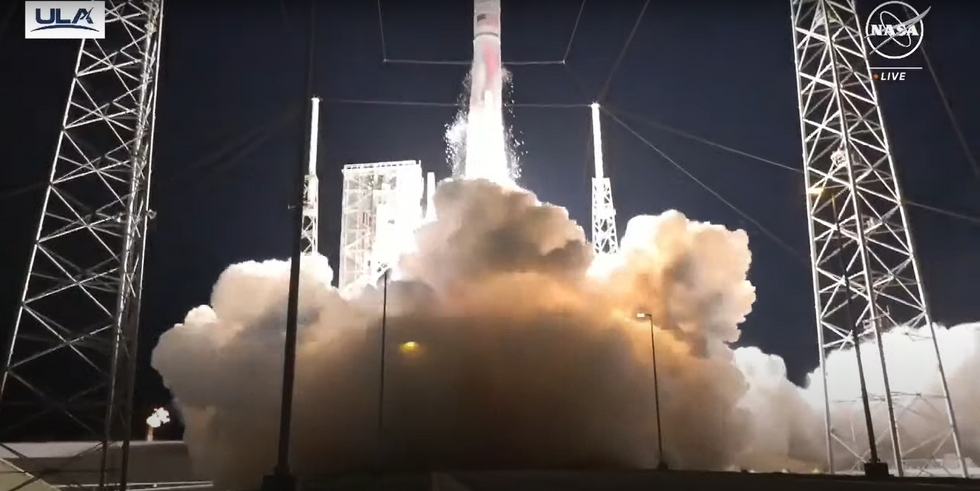 A rocket launch