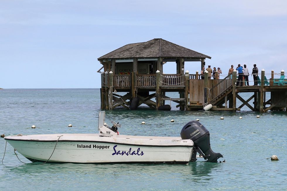 A Sandals boat