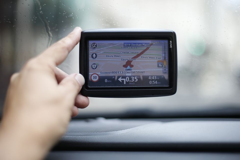 A sat nav 