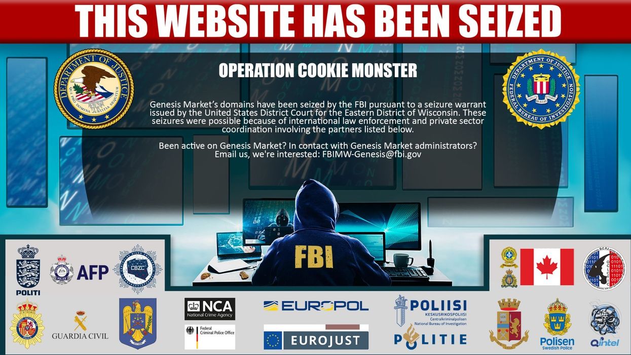 A screenshot of the Genesis Market website