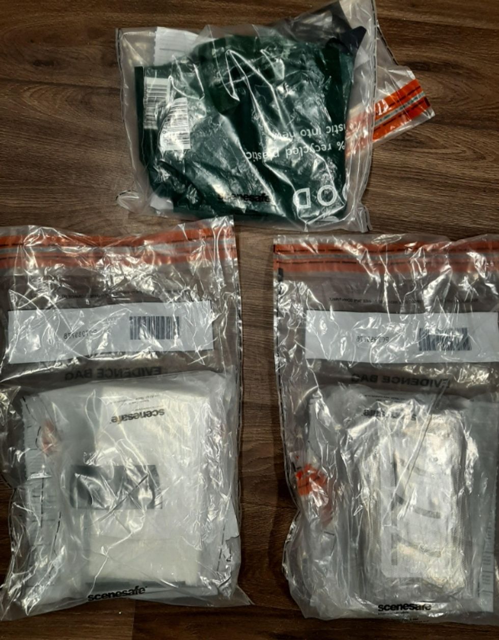 A search was then carried out of the vehicle and suspected cocaine with an estimated street value of £100,000 was recovered.