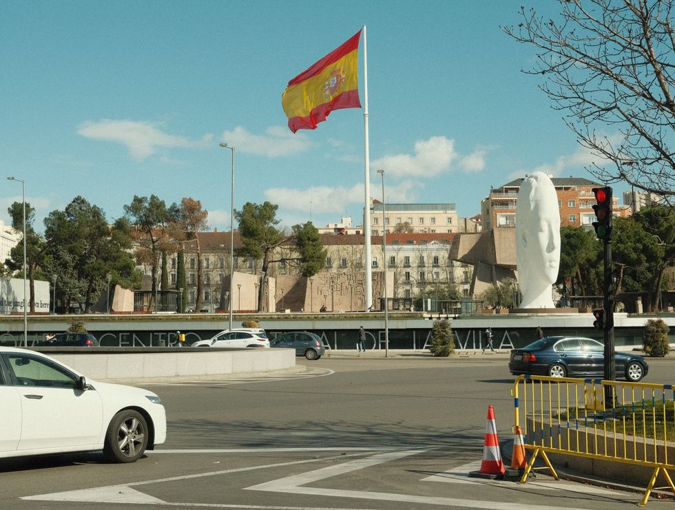 A Spanish flag