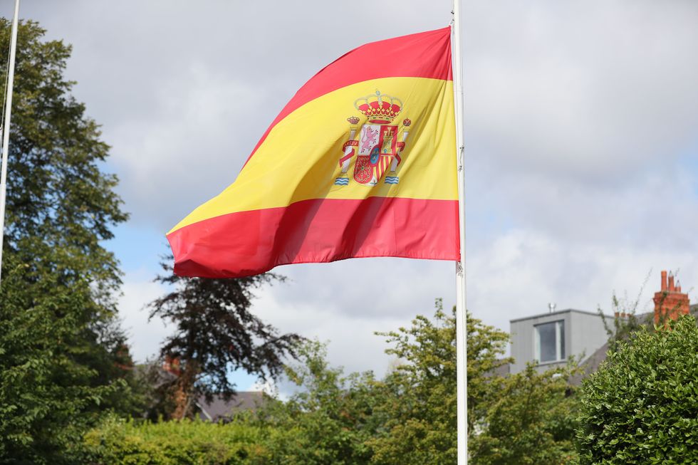A Spanish flag