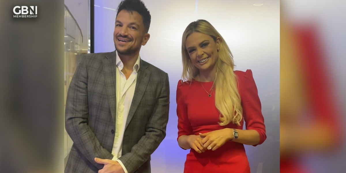 NextImg:Peter Andre and Ellie Costello launch their new show and have a special message for GB News viewers