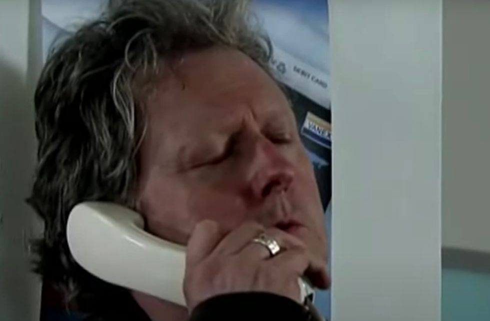 A still from a Coronation Street clip showing Charlie Lawson's character Jim McDonald
