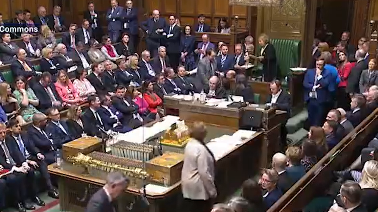 A still image from inside the House of Commons