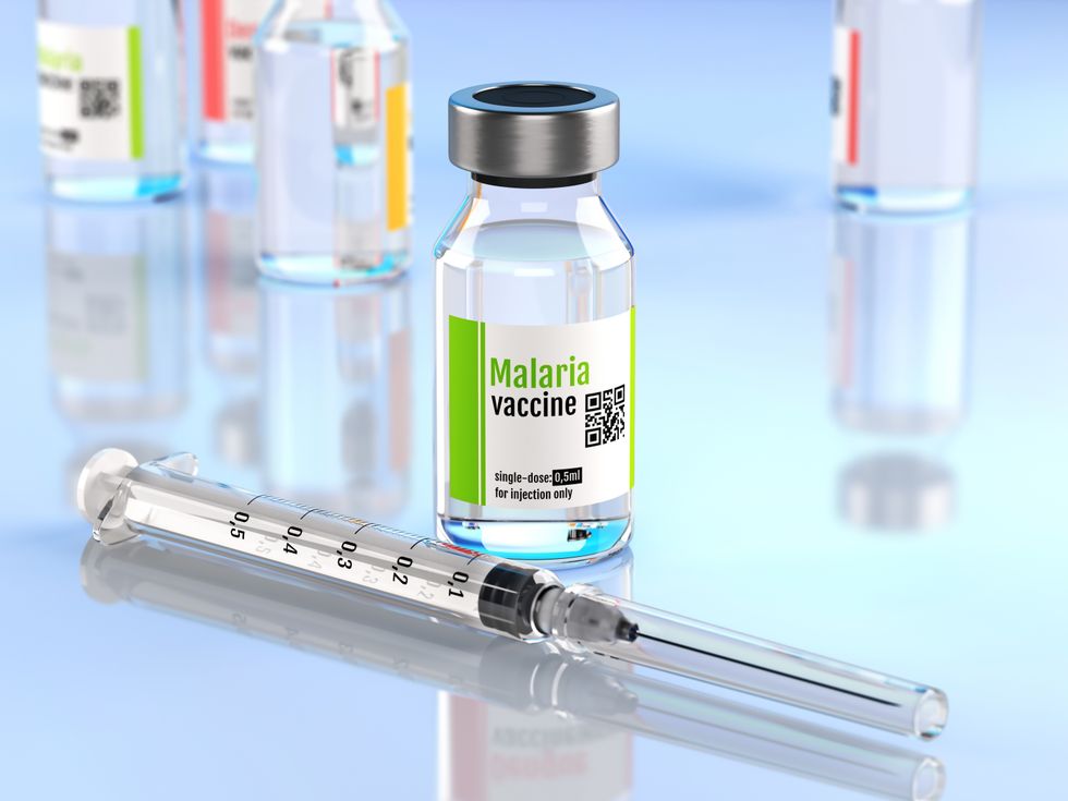 A stock image of a malaria vaccine