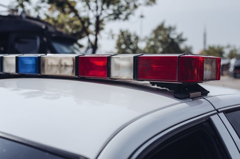 A stock image of an American police car