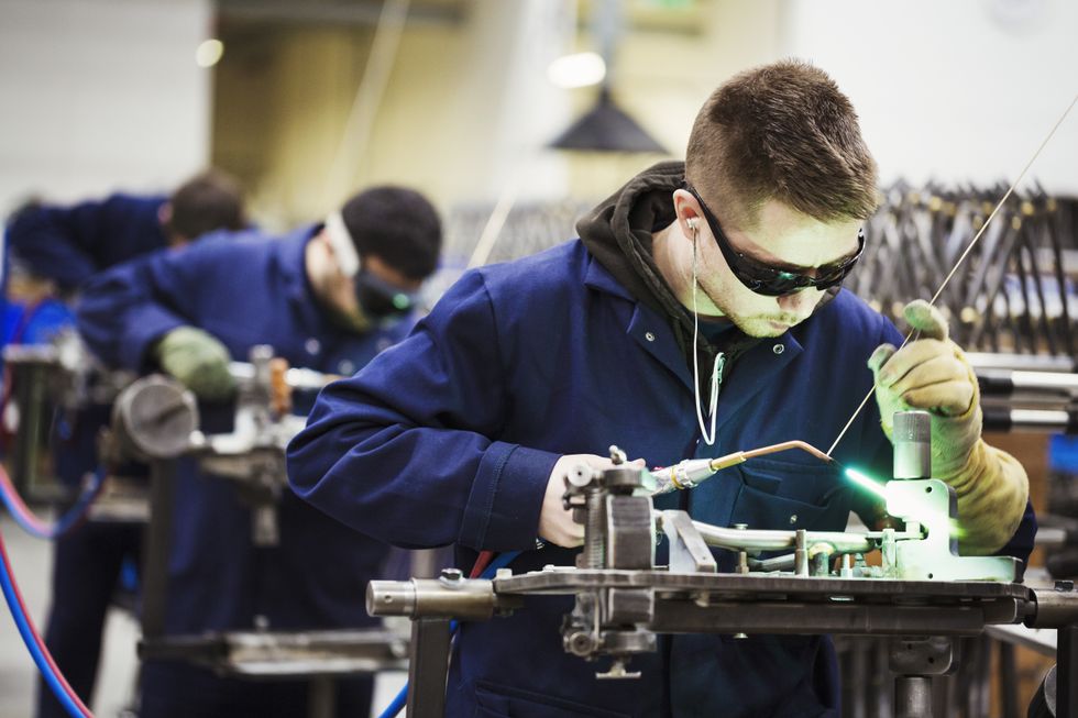 A stock image of manufacturing