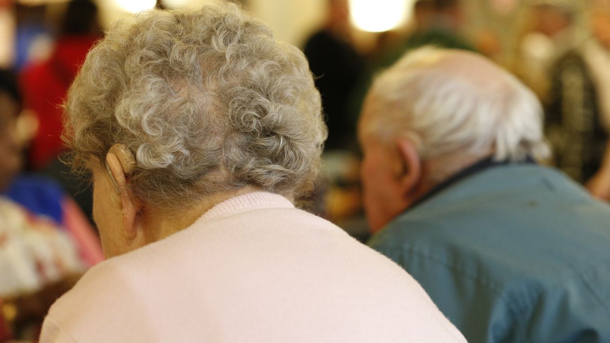 A stock image of pensioners