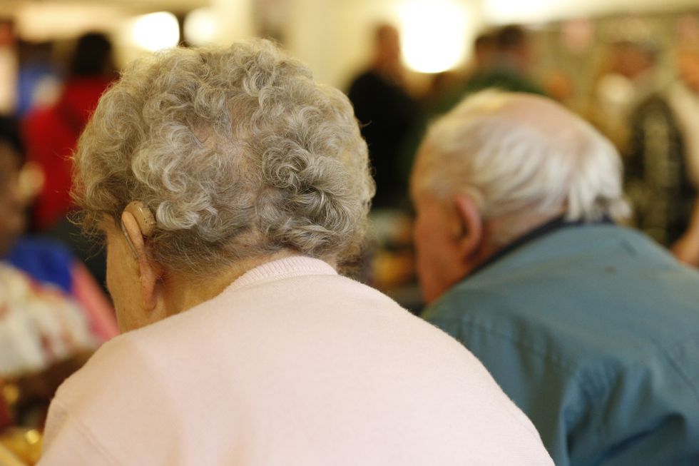 A stock image of pensioners