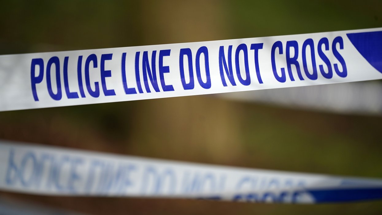 A stock image of police tape