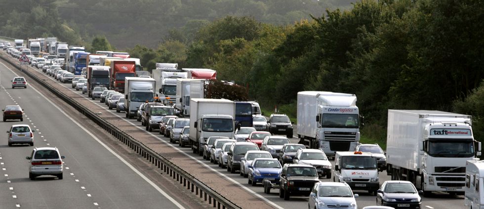A stock image of traffic on the M4