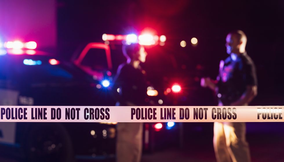 A stock image of two US police officers