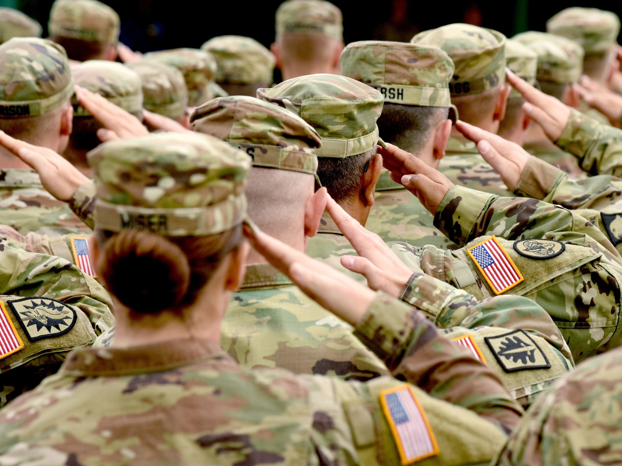 A stock image of US soldiers