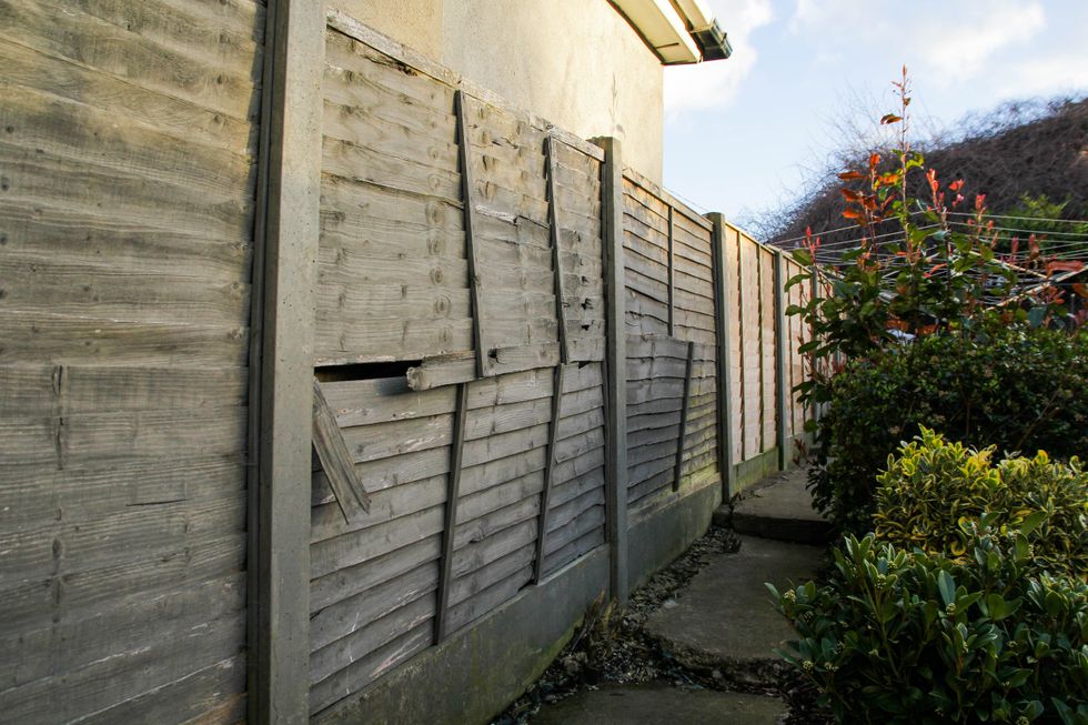 A stock image of wooden panels