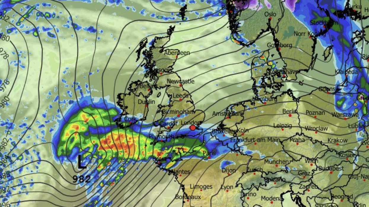 A storm is scheduled to smash Britain on Monday